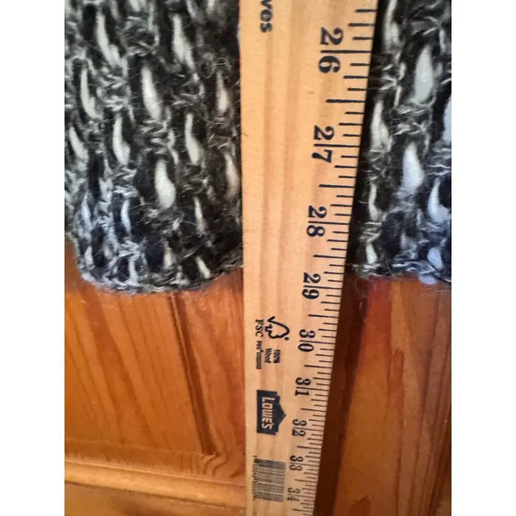 Gottardi Sweater Women’s L Marled Chunky Knit Wool-Mohair made in Italy - Picture 6 of 6